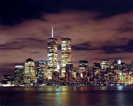 Lower Manhattan and World Trade Center at Night 2000 -  Canada